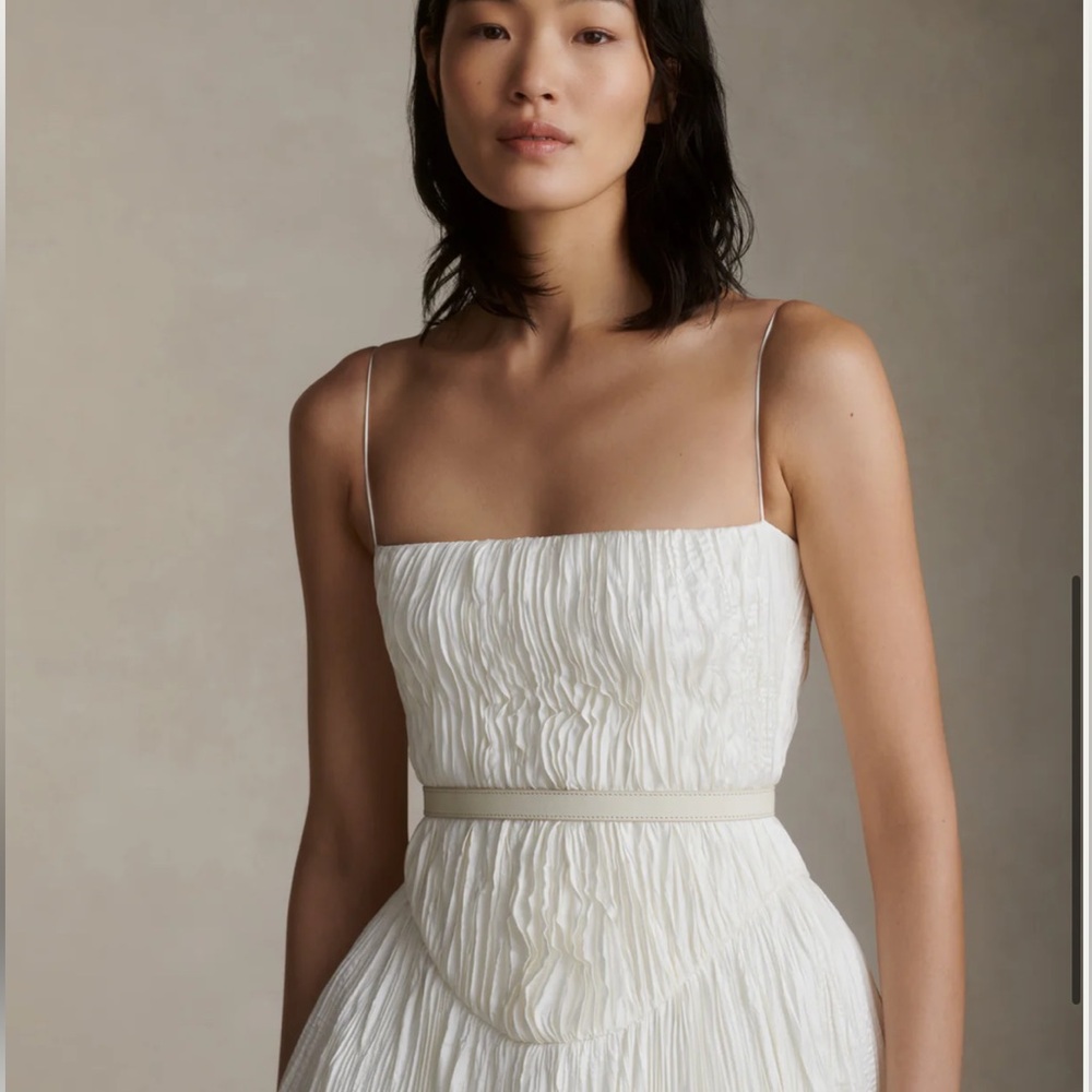 Camielle Strapless White Maxi Dress - Picture 4 of 14